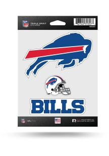 Buffalo Bills 3PK Auto Decal - Blue