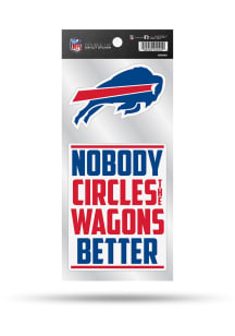 Buffalo Bills Double Die Cut Auto Decal - Blue