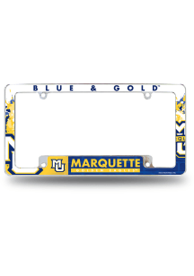 Marquette Golden Eagles All Over Chrome License Frame