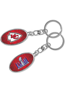 Kansas City Chiefs SB LVIII Bound Keychain