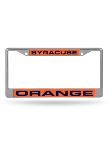 Syracuse Orange Chrome License Frame