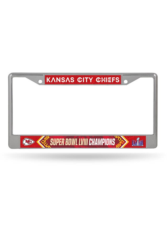 Kansas City Chiefs License Frame KC Chiefs Super Bowl LVIII Champs