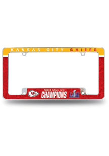 Kansas City Chiefs Super Bowl LVIII Champs All Over License Frame