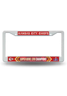 Kansas City Chiefs Super Bowl LVIII Champs Plastic License Frame
