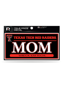 Texas Tech Red Raiders True Pride Mom Auto Decal - Red