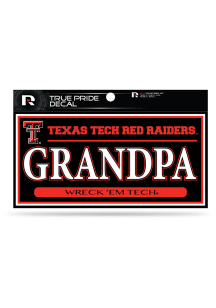 Texas Tech Red Raiders True Pride Grandpa Auto Decal - Red