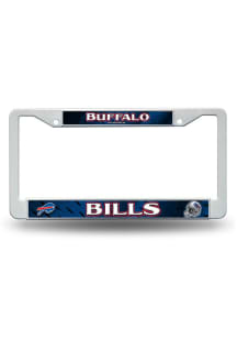 Buffalo Bills White Plastic License Frame