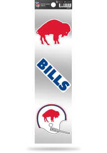 Buffalo Bills 3pk Retro Auto Decal - Blue