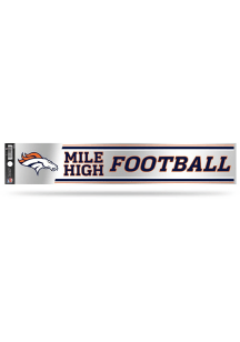 Denver Broncos Tailgate Auto Decal - Orange