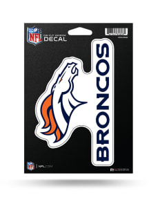 Denver Broncos Die Cut Auto Decal - Orange