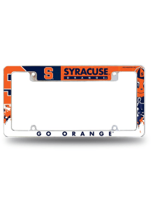 Syracuse Orange All Over Chrome License Frame