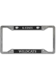 Purple K-State Wildcats Pewter License Plate Frame