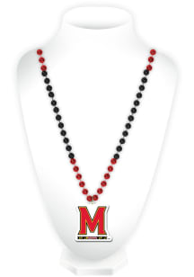 Red Maryland Terrapins Medallion Spirit Necklace