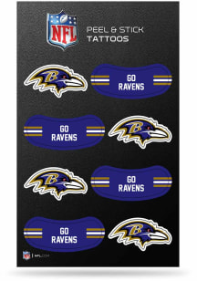 Baltimore Ravens 8pk Peel and Stick Tattoo