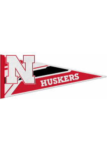 Red Nebraska Cornhuskers Logo Pennant