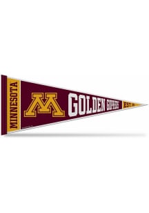 Maroon Minnesota Golden Gophers Logo Pennant