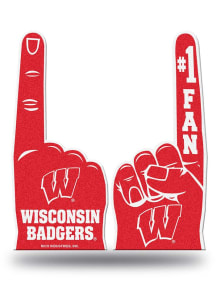 Cardinal Wisconsin Badgers #1 Fan Foam Finger
