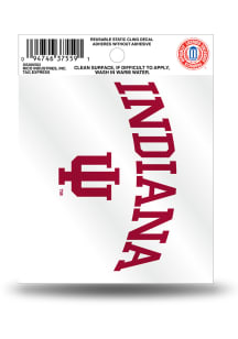 Indiana Hoosiers Mascot Auto Decal - Red