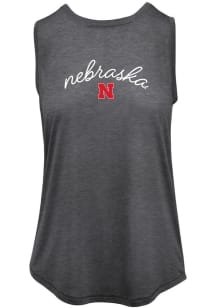Womens Black Nebraska Cornhuskers Premium Tank Top