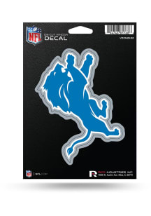 Detroit Lions Die Cut Auto Decal - Blue