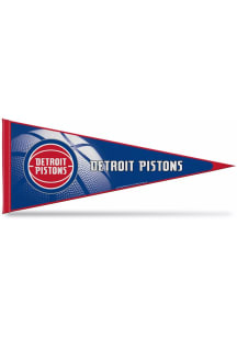 Detroit Pistons Standard 12x30 Pennant - Red