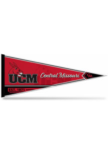 Central Missouri Mules Standard 12x30 Pennant - Red