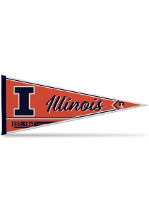 Orange Illinois Fighting Illini Standard 12x30 Pennant