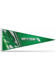 North Texas Mean Green Standard 12x30 Pennant - Green