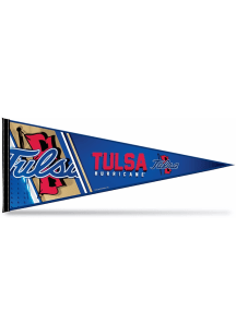 Gold Tulsa Golden Hurricane Standard 12x30 Pennant