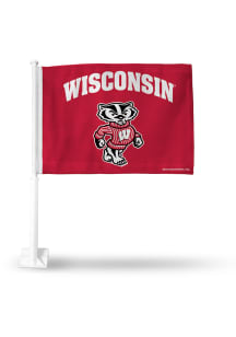 Wisconsin Badgers 11x14 Car Car Flag - Red