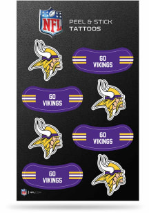 Minnesota Vikings 8 Pack Tattoo