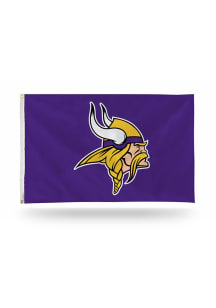 Minnesota Vikings Silk Screen Purple Silk Screen Grommet Flag