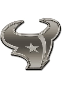 Houston Texans Nickel Auto Car Emblem - Navy Blue