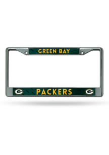 Green Bay Packers Chrome License License Frame