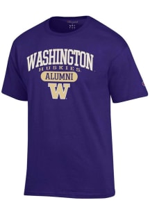 Washington Huskies Purple Champion Pill Alumni Jersey Short Sleeve T Shirt