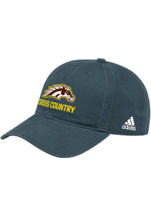Adidas Black Western Michigan Broncos Cross Country Washed Slouch Adjustable Hat