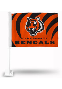 Cincinnati Bengals 11x14 Orange Nylon Car Flag - Orange