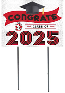 South Dakota Coyotes KH Sports Fan 18x24 Yard Sign with Stakes Class of 2025 Yard Sign - White