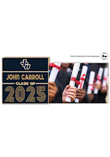 John Carroll Blue Streaks Class of 2025 unique photo frame Picture Frame - Navy Blue