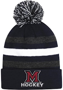 LogoFit Miami RedHawks Black Halftime Youth Knit Hat