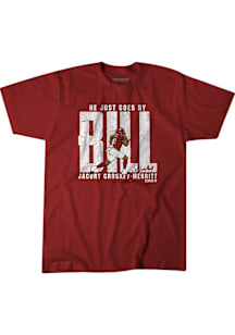 Jacory Croskey-Merritt Washington D.C. Burgundy He Just Goes by Bill Short Sleeve Fashion Player T..