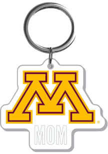 Minnesota Golden Gophers Mom Acrylic Keychain - Maroon