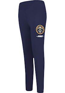 Pro Standard Denver Nuggets Girls Navy Blue Retro Classics Bottoms Leggings