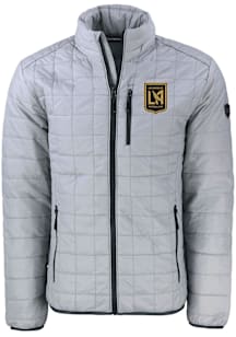Cutter and Buck Los Angeles FC Mens Grey Rainier PrimaLoft Big and Tall Lined Jacket