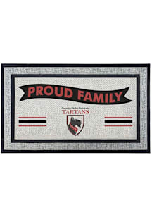 Carnegie Mellon Tartans Proud Family 18x30 Door Mat