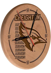Creighton Bluejays Laser Engraved Wall Clock
