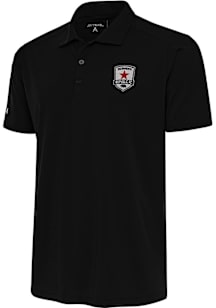 Antigua Sacramento Republic FC Mens Black Tribute Short Sleeve Polo