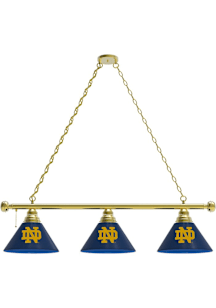 Notre Dame Fighting Irish 3 Shade Gold Billiard Lamp