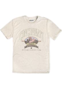 Cincinnati Oatmeal Flying Pig Short Sleeve Fashion T Shirt