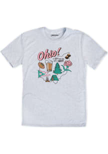 Ohio Ash Not That Bad State Infill Short Sleeve Fashion T Shirt